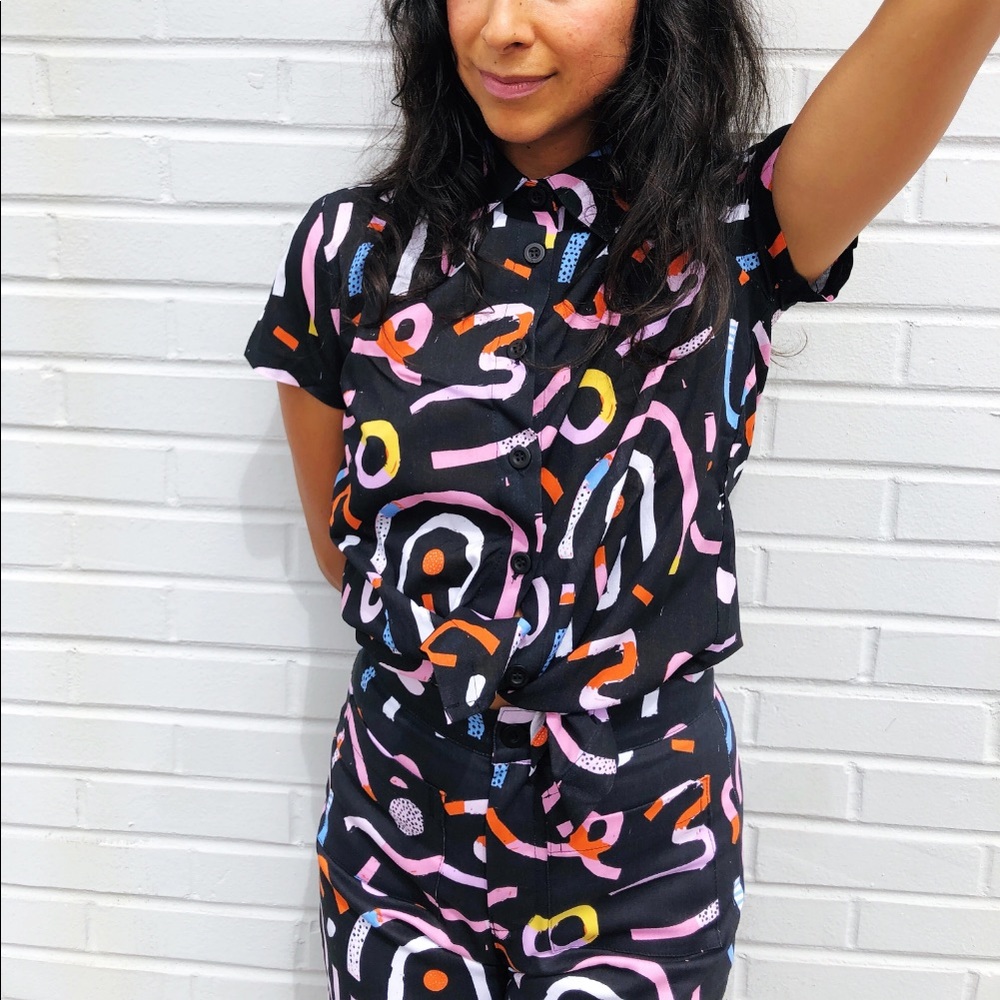 Nooworks Candy Print Casual Bell Pants